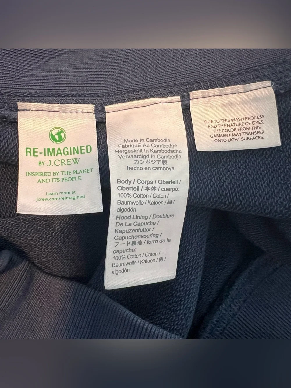J. Crew soft navy